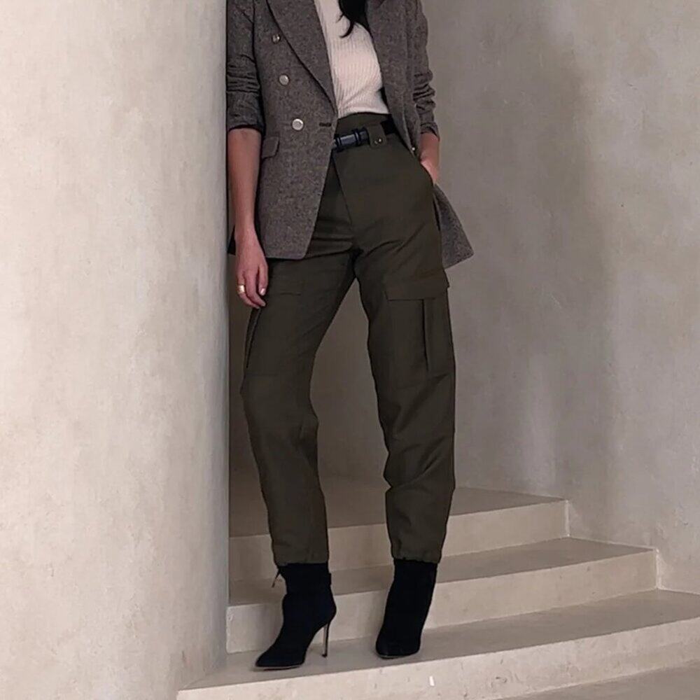 Banana Republic Olive Green Cargo Utility Pants NWT Size 6 Straight Leg